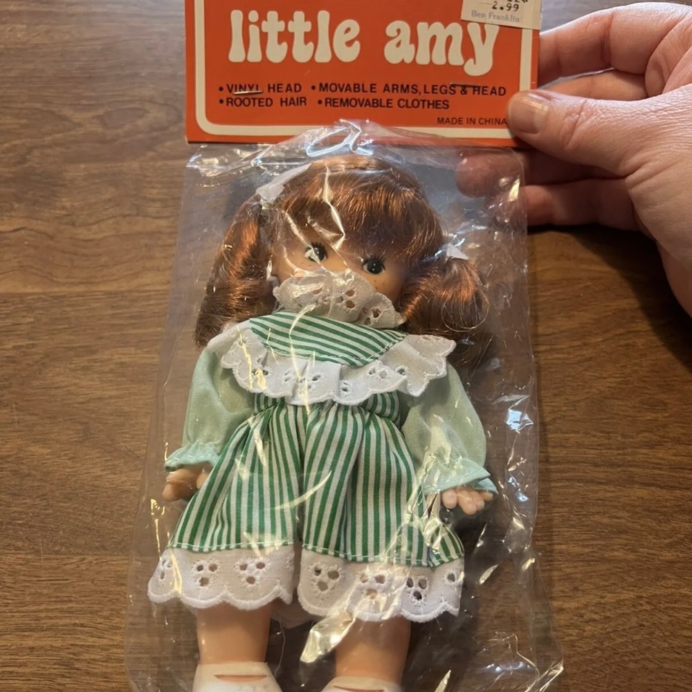 Little Amy Small Doll Vintage Sweet Thing Vinyl Head Moveable Arms Legs And Head